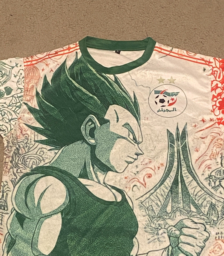 🎁 Pack Exclusif 2 Maillots Vegeta x Algérie – Édition Limitée 🇩🇿